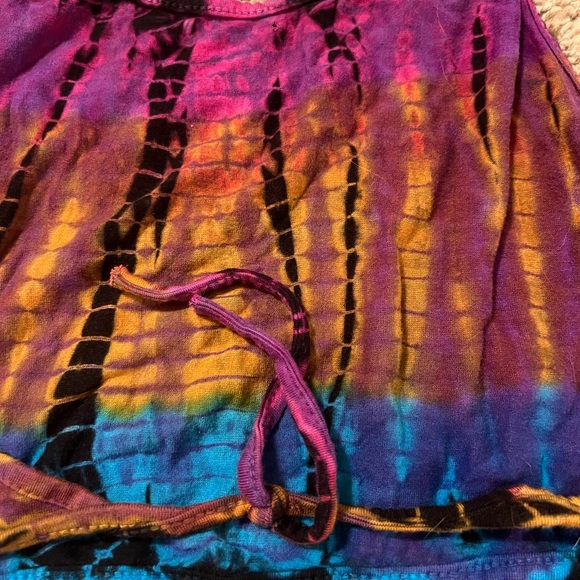 Hand made tie dye halter top - Picture 3 of 3